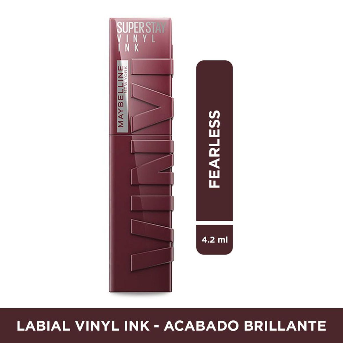 MAYBELLINE - Labial larga duración SuperStay Vinyl Ink acabado brillante Maybelline 4.2 ml