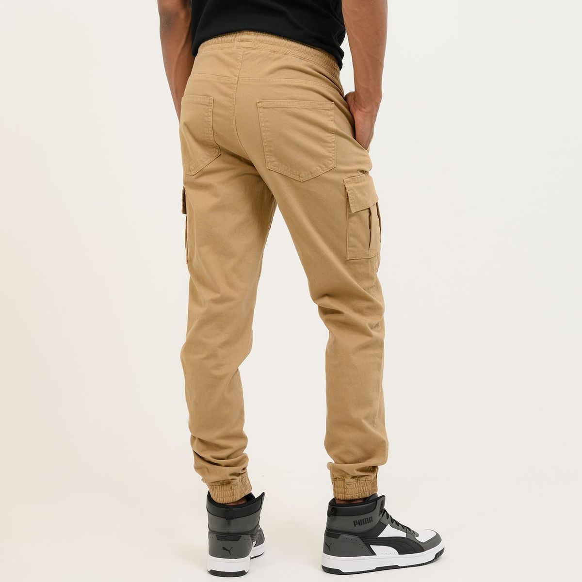 BEARCLIFF - Jogger Hombre de Algodón Largo 32 Bearcliff