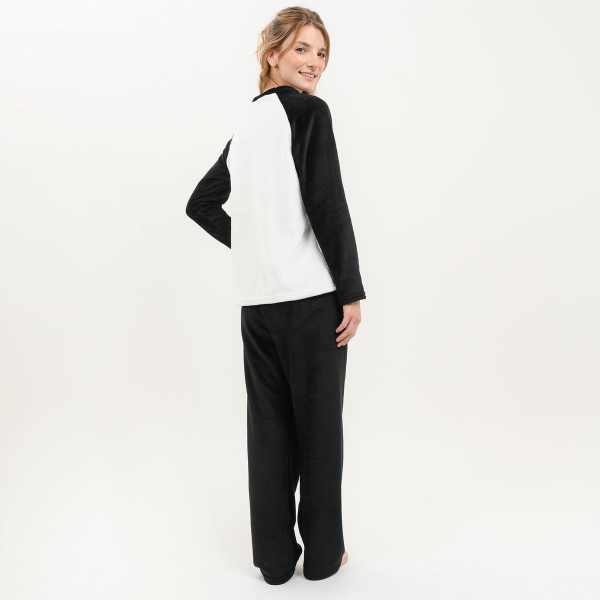 SYBILLA - Conjunto de pijama con pantalón Largo Manga larga para Mujer Sybilla