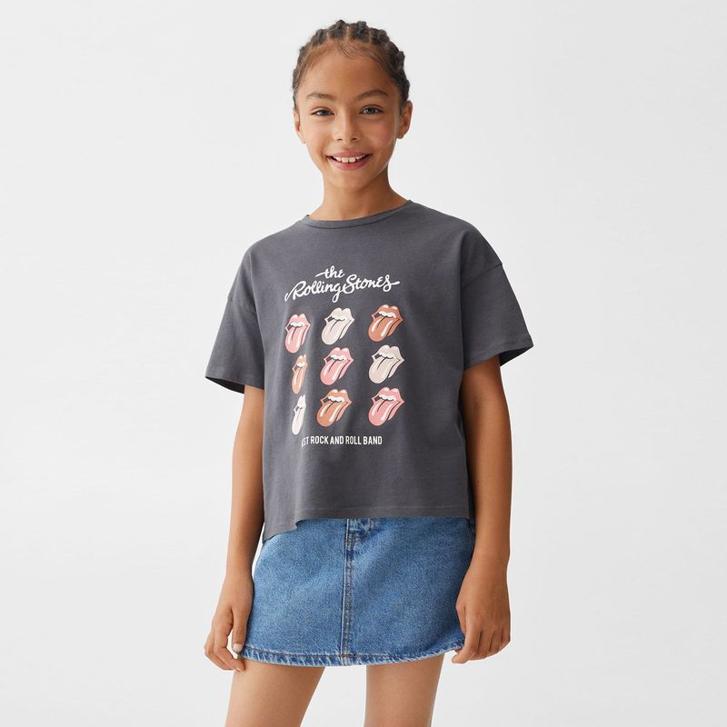 MANGO - Camiseta rockera The Rolling Stones MANGO
