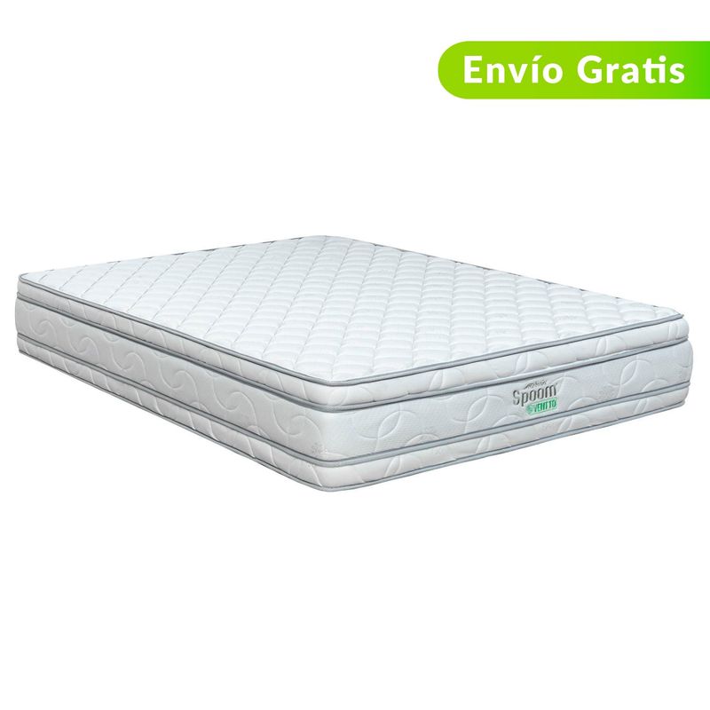 COLCHONES FANTASIA - Colchón Doble Firme Espumado Ventto 140 x 190 cm Colchones Fantasía - 0% Interés a 3 Cuotas Pagando con tu CMR Banco Falabella