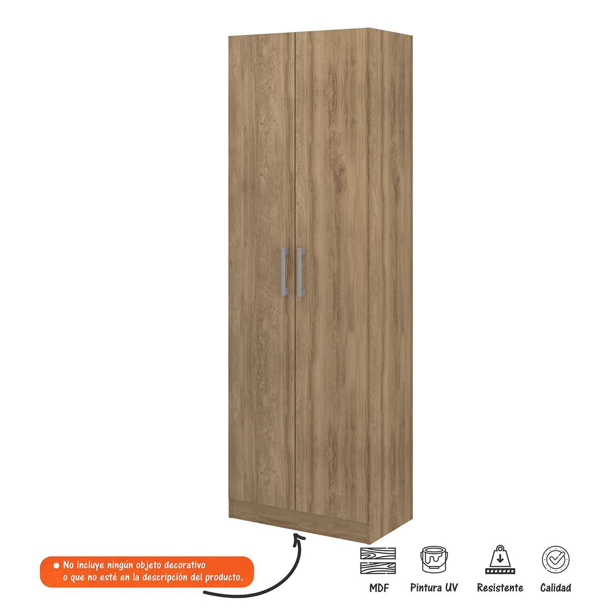 BERTOLINI - Closet Armario Multiuso Moderno 169 x 56 x 33 cm Blanco Bertolini - Mueble