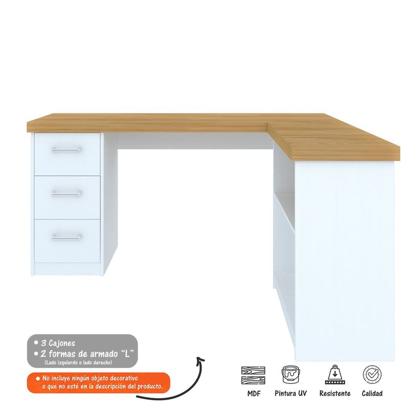 BERTOLINI - Escritorio Moderno Mali 154 x 75.2 x 116.5 cm Bertolini