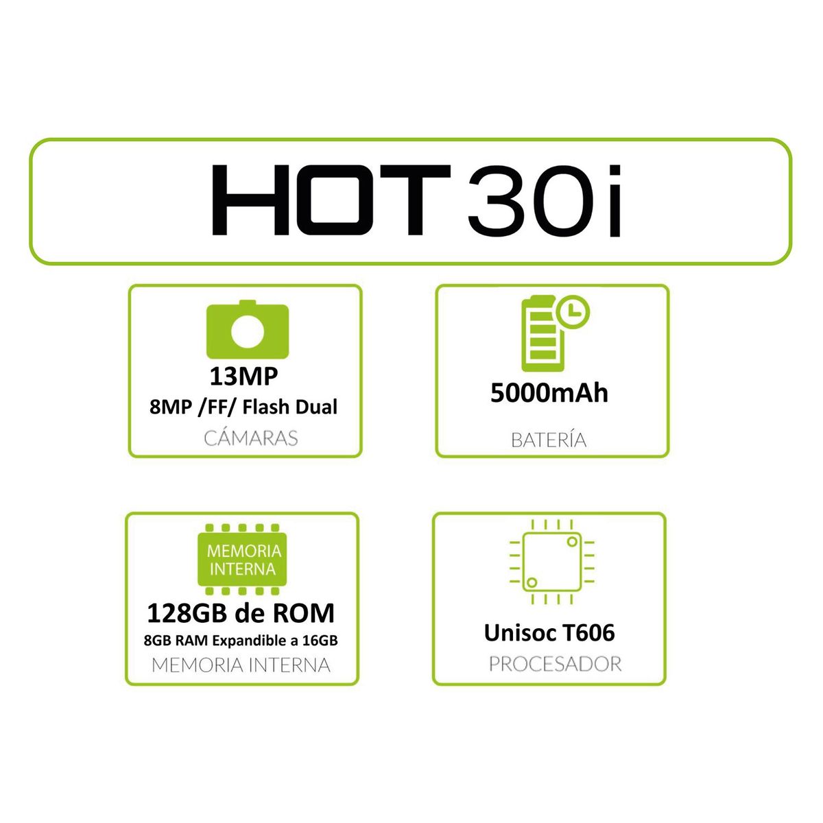 INFINIX - Celular Infinix Hot 30 i 128GB