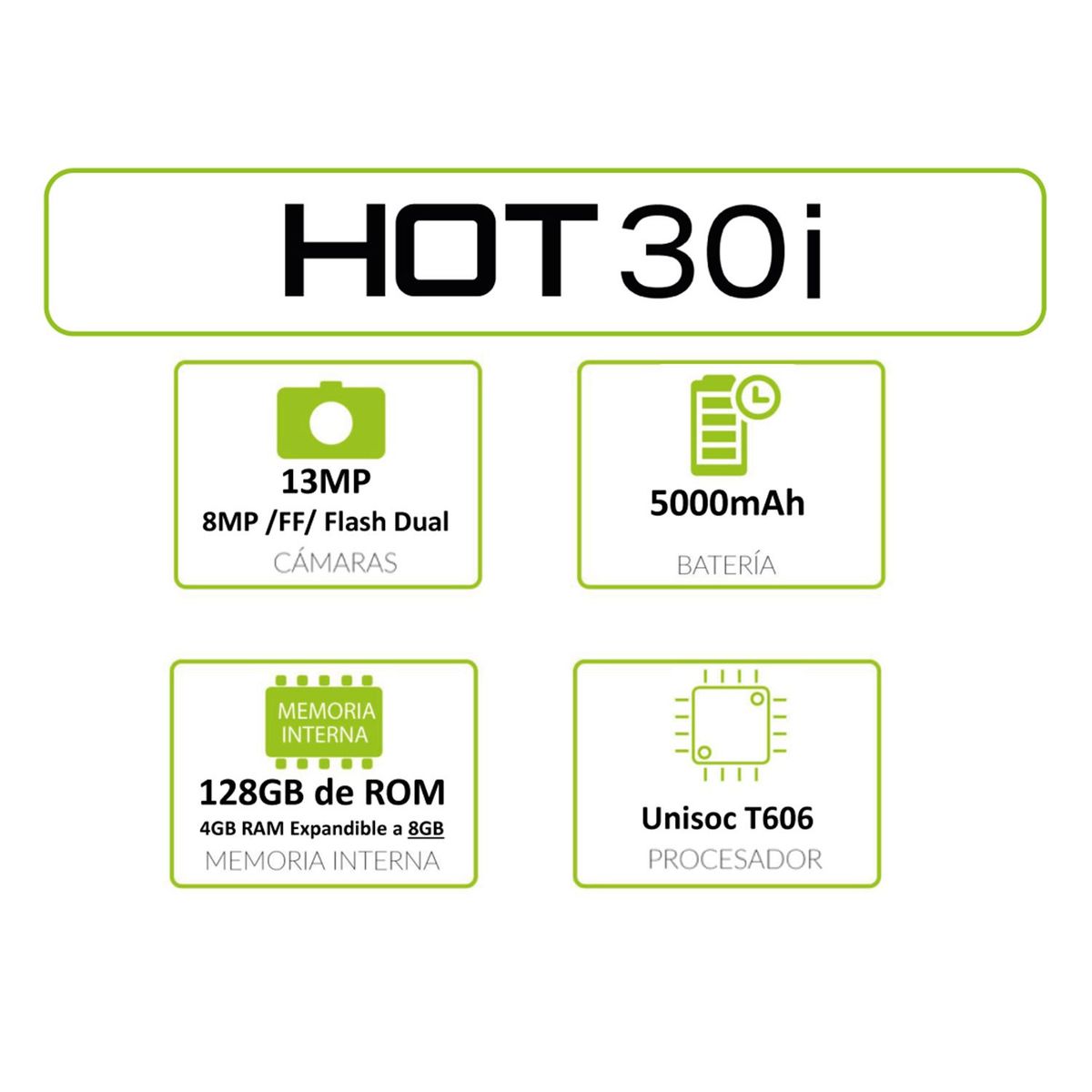 INFINIX - Celular Infinix Hot 30 i 128GB