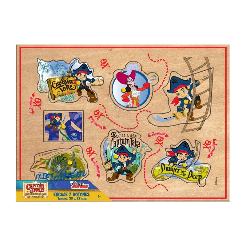  - Juego de Mesa Jake Encaje 7 Botones Gde 100