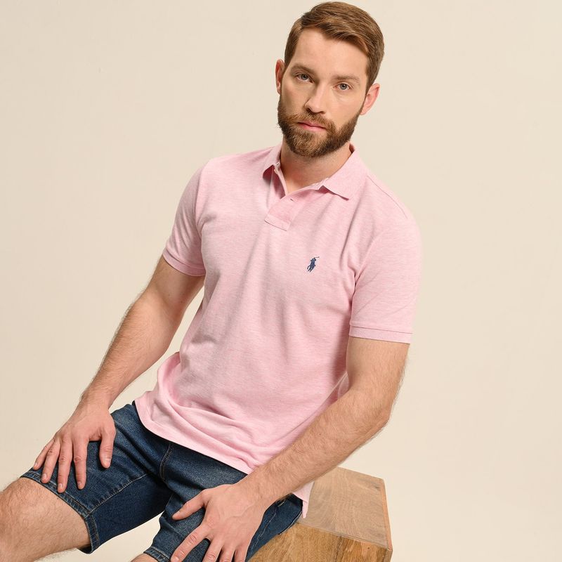 POLO RALPH LAUREN - Camiseta polo Hombre Manga corta Custom Slim Fit Polo Ralph Lauren