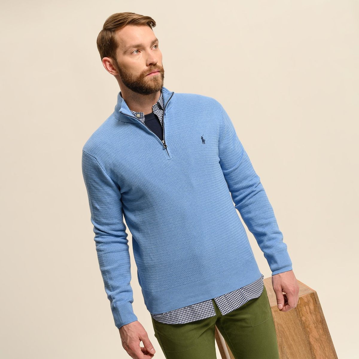 POLO RALPH LAUREN - Sweater Hombre de Algodón Polo Ralph Lauren