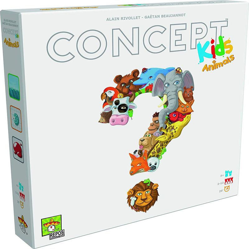 ASMODEE STUDIO - Juego Concept Kids Animals