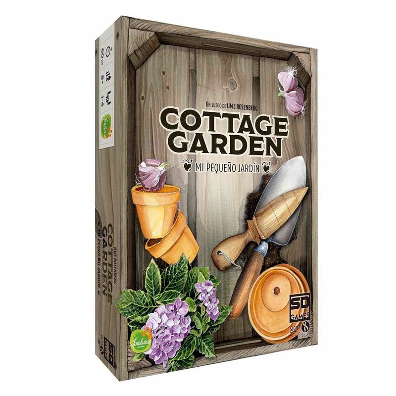 ASMODEE STUDIO - Juego de Mesa Cottage Garden. Mi Pequeño Jardin