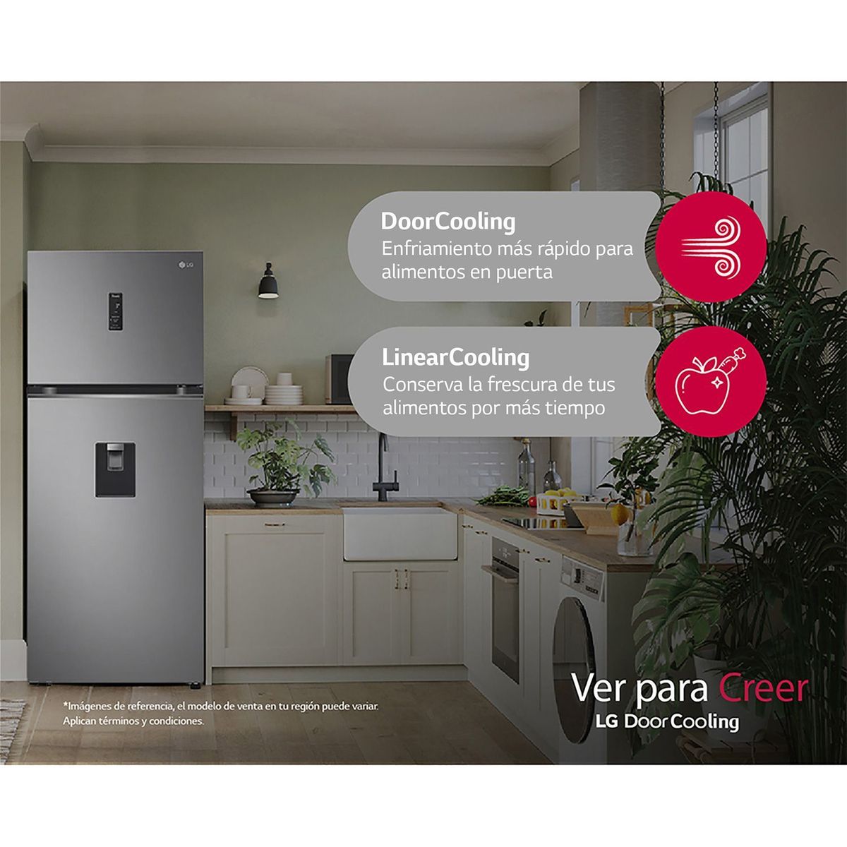 LG - Nevera Congelador superior LG 394 lts Netos VT40AGPN