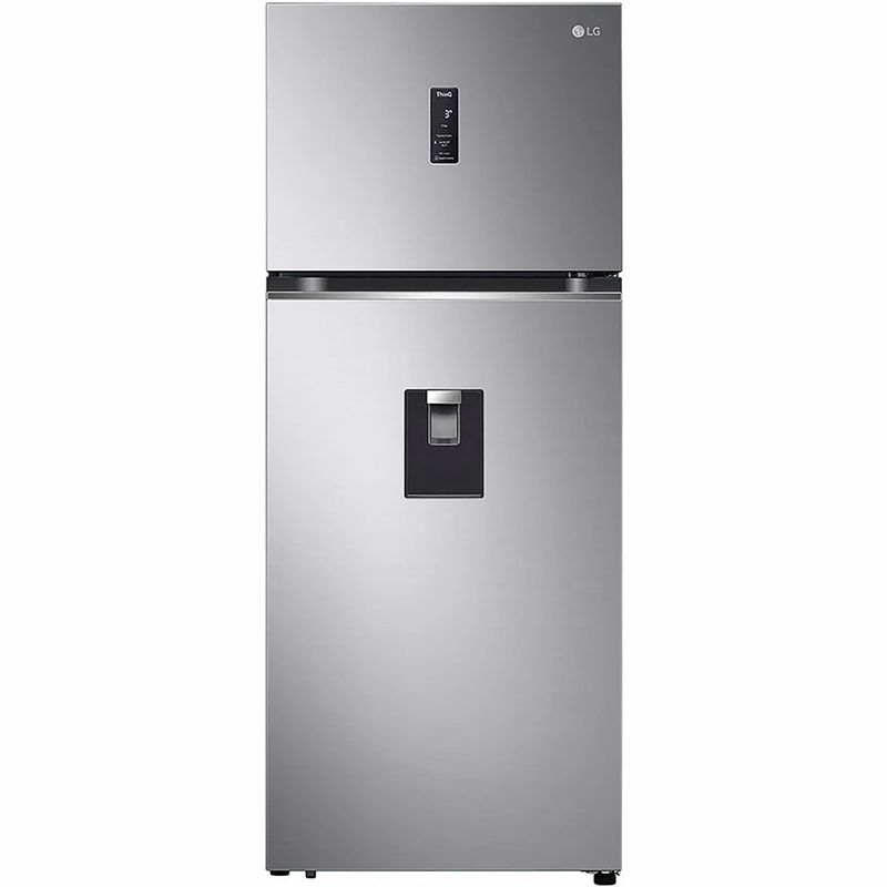 LG - Nevera LG Congelador superior No Frost 394 lt Platinum Silver3 Auto Ice Maker VT40AGPN