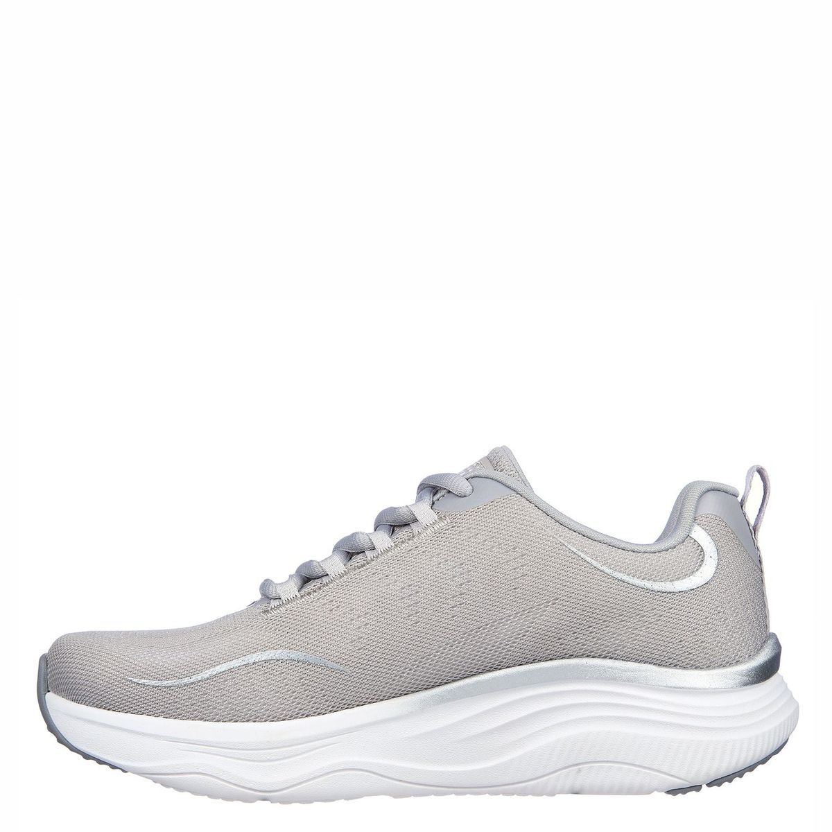 SKECHERS - Tenis Skechers Mujer - Zapatos Skechers Dama D'Luxe Finess - Pureglam Gris Tenis cómodos para mujer. Zapatillas moda