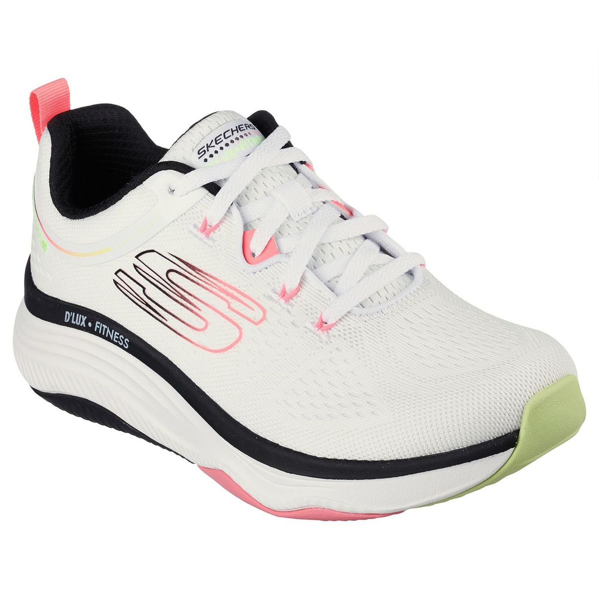 SKECHERS - Tenis Skechers Mujer - Zapatos Skechers Dama D'Lux Fitness - Newmoxie Blanco Tenis cómodos para mujer | Zapatillas moda