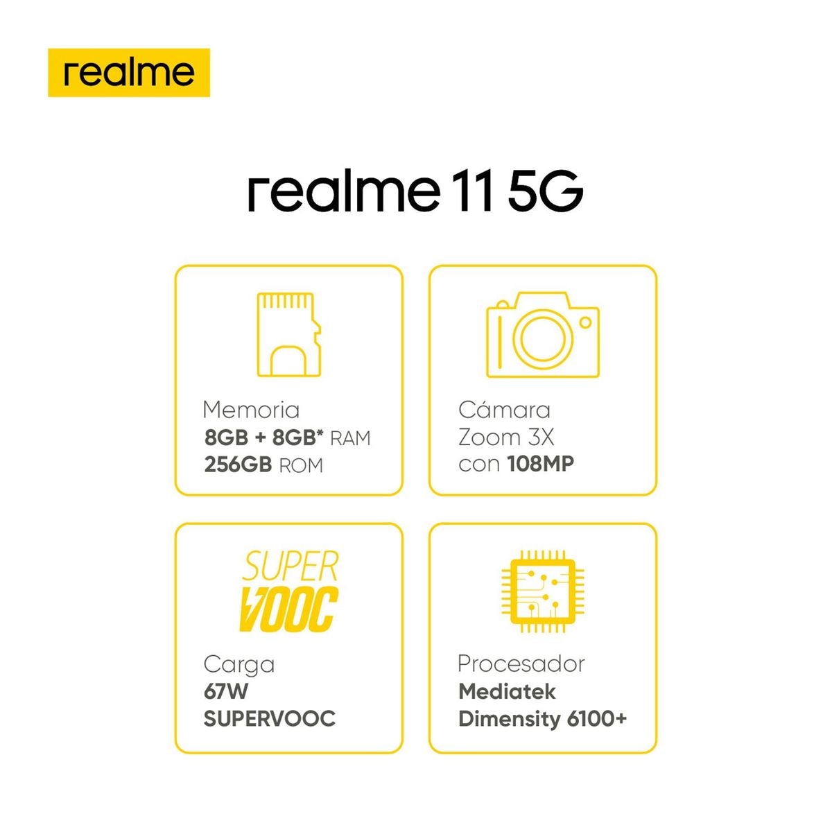 REALME - Celular Realme 11 256GB
