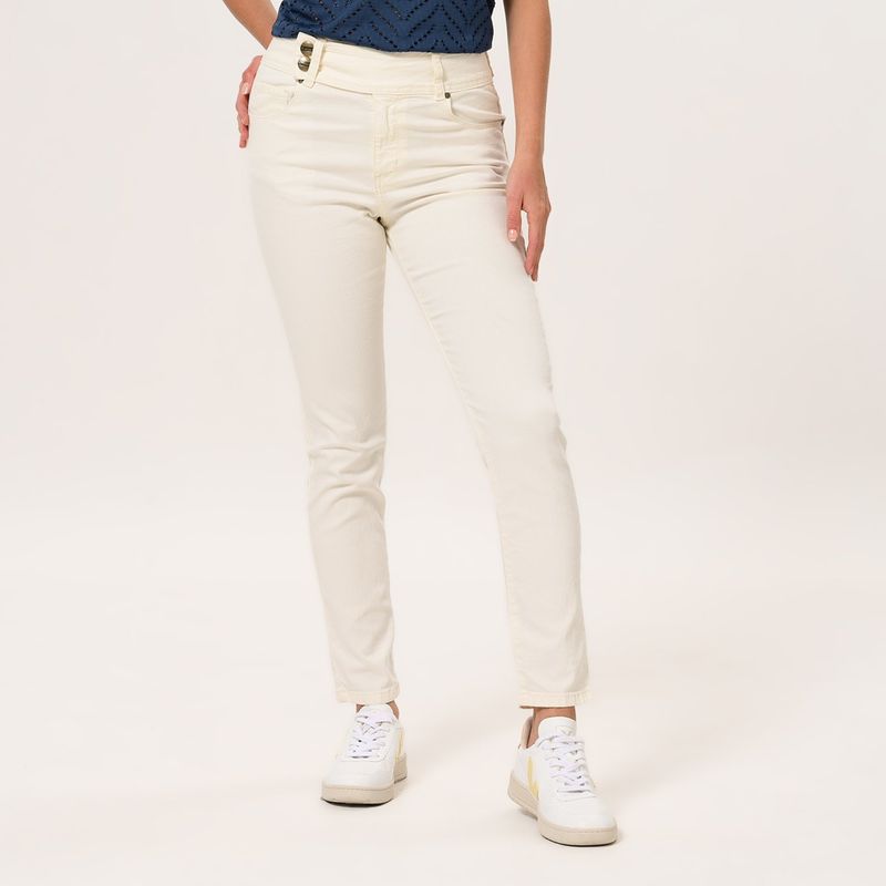 NEWPORT - Jean Push Up Mujer Tiro medio de Algodón Newport
