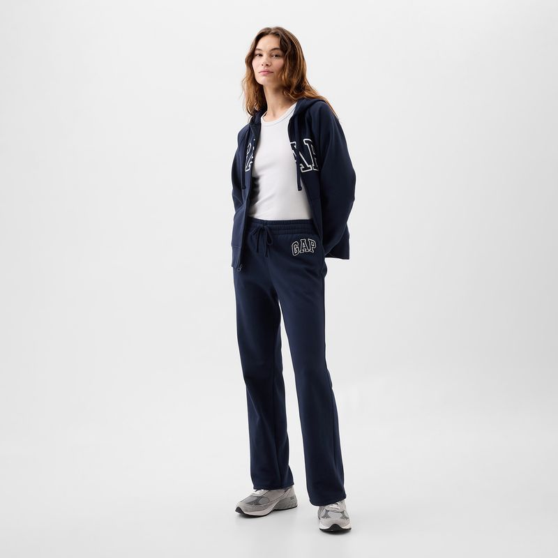 GAP - Pantalón para Mujer Tiro medio Logo GAP