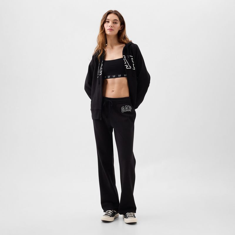 GAP - Pantalón para Mujer Tiro medio Logo GAP