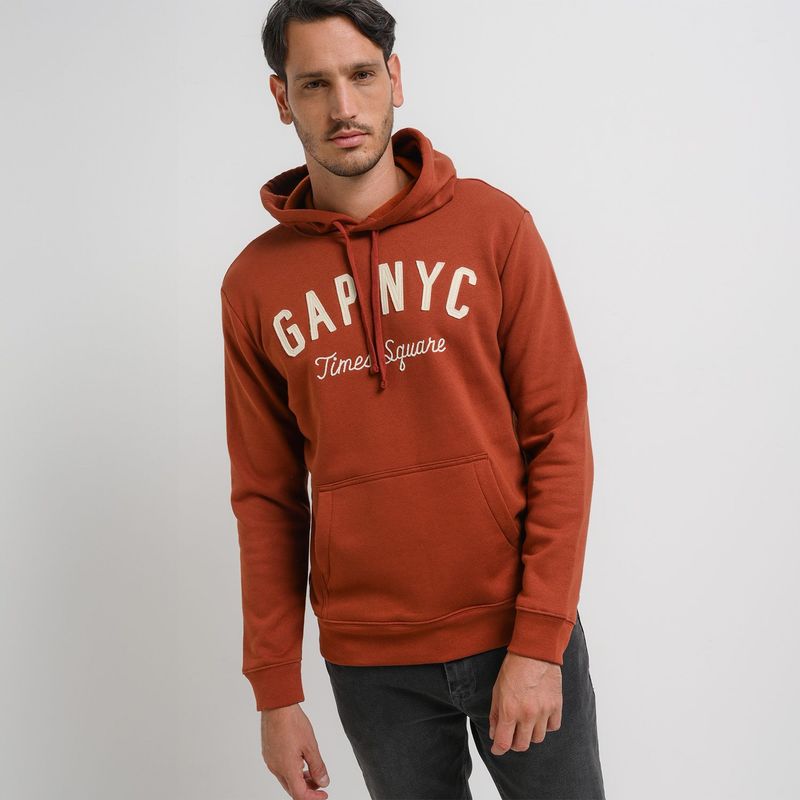 GAP - Hoodie para Hombre con Logo de Algodón GAP