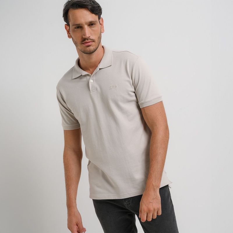 GAP - Camiseta polo Hombre Manga corta Regular fit de Algodón GAP