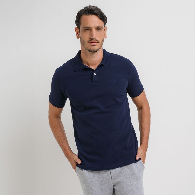 GAP - Camiseta polo Hombre Manga corta Regular fit de Algodón GAP