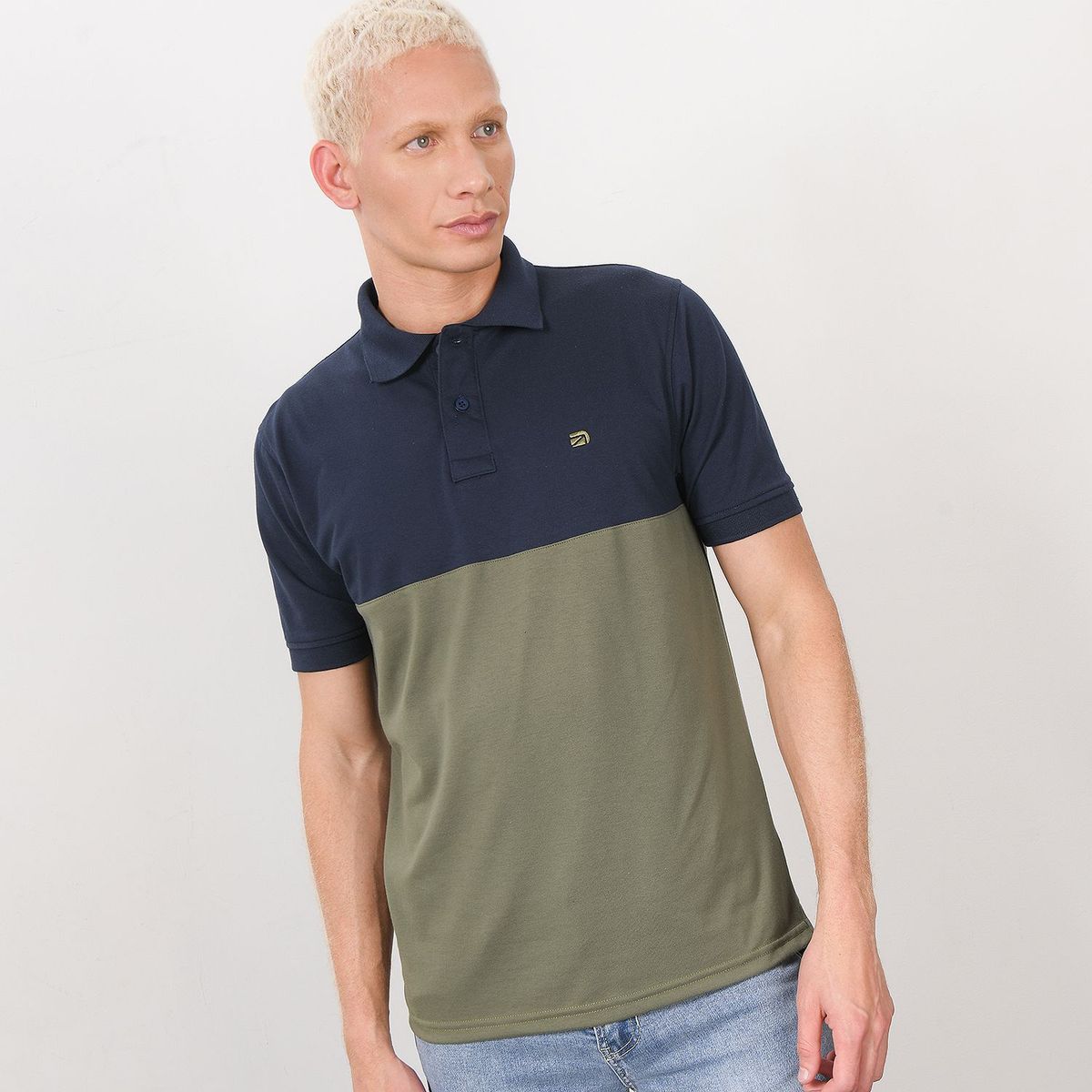 DENIMLAB - Camiseta polo Hombre Manga corta Slim de Algodón Denimlab