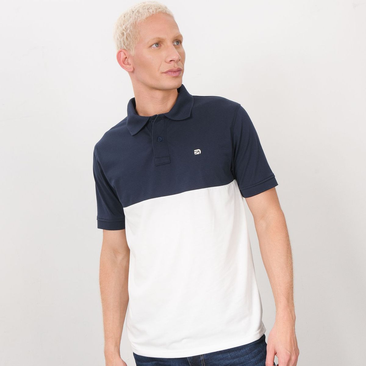 DENIMLAB - Camiseta polo Hombre Manga corta Slim de Algodón Denimlab