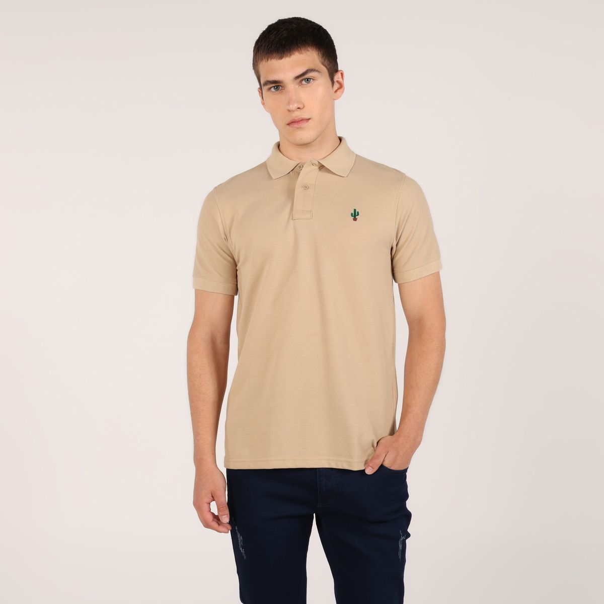 BEARCLIFF - Camiseta polo Hombre Manga corta de Algodón Bearcliff