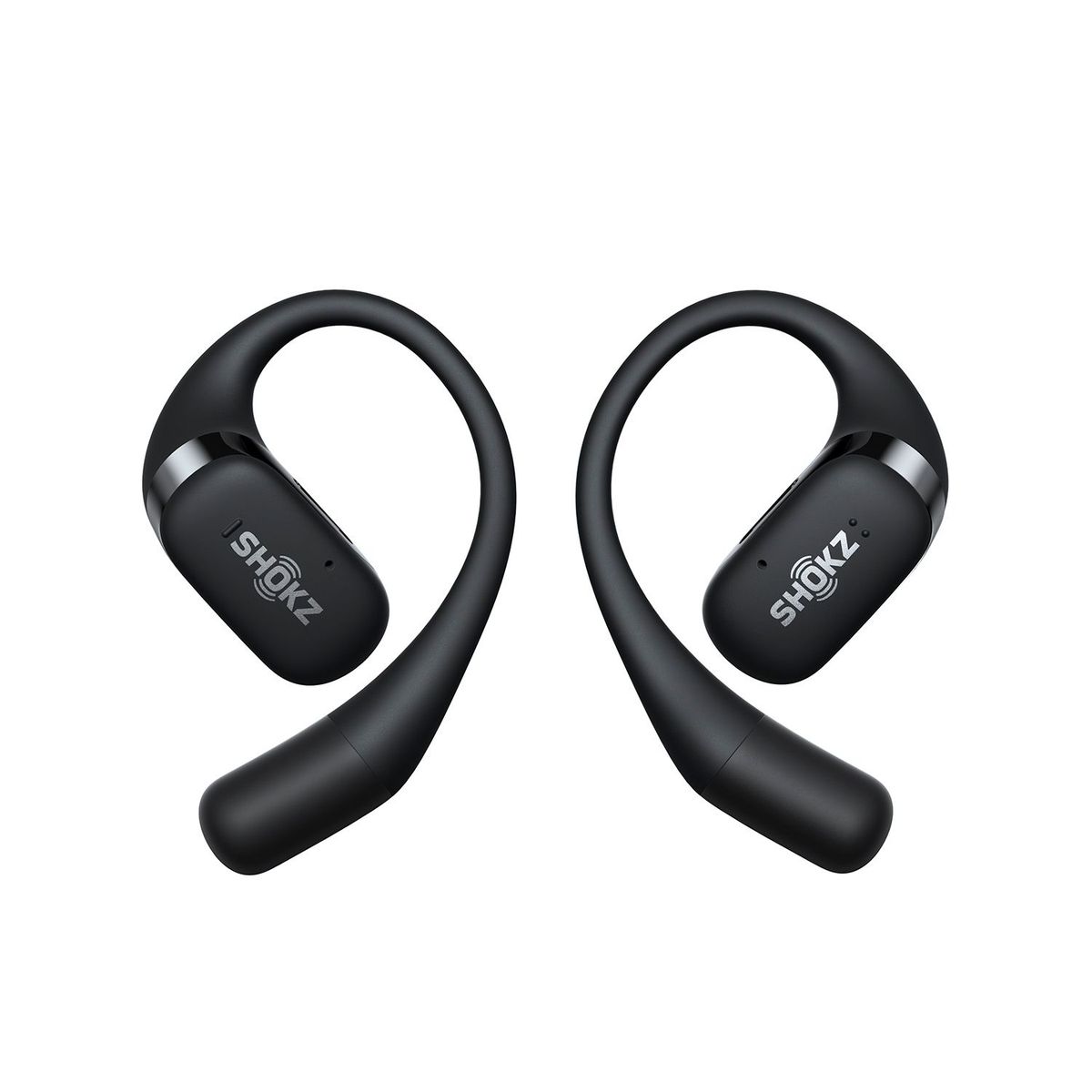 SHOKZ - Audífonos deportivos bluetooth Shokz Open Fit, audífonos inalámbricos con alcance de 10m. Cancelación de ruido IA. Resistencia al agua IP54. Compatible Android / iOS
