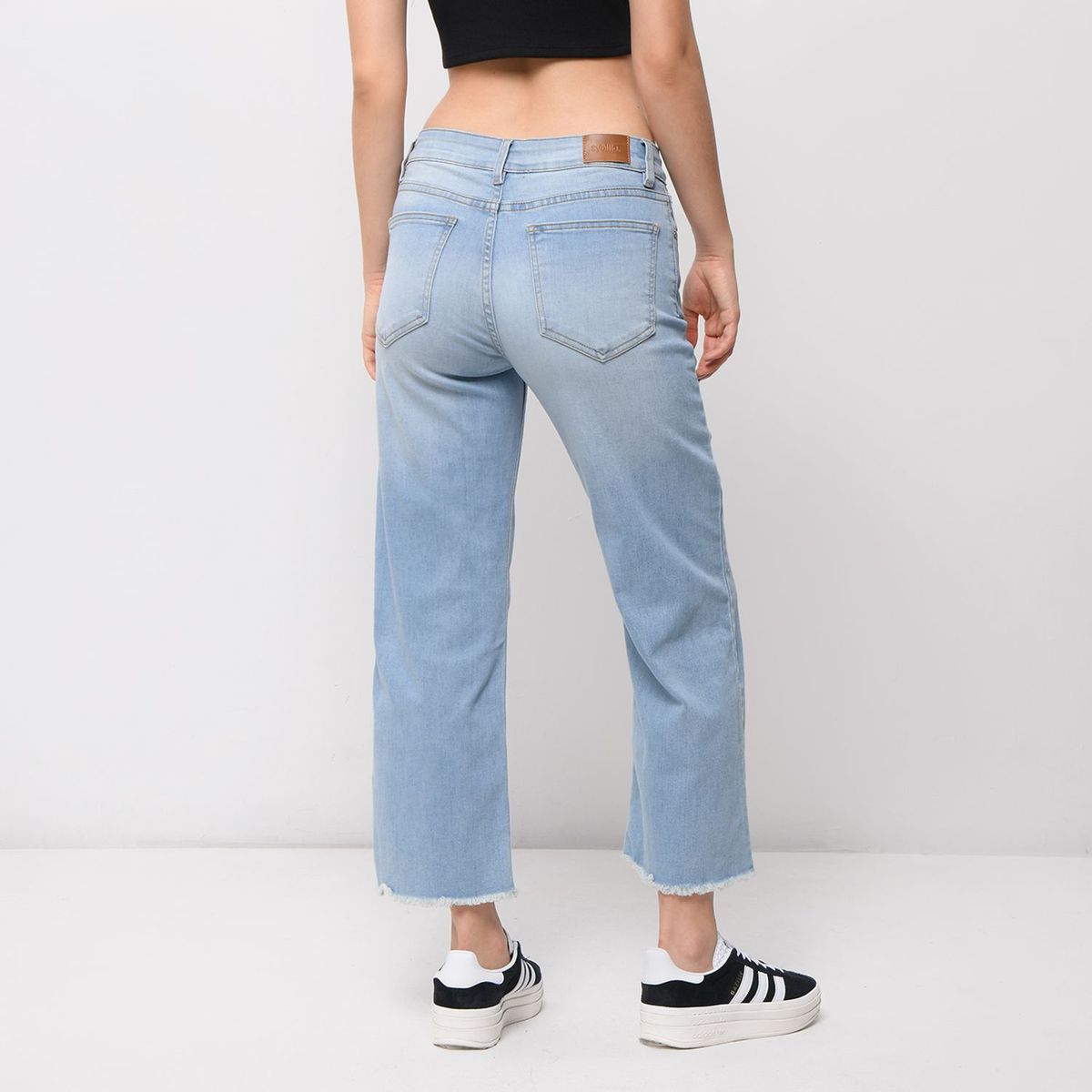 SYBILLA - Jean Culotte Mujer Tiro medio Sybilla