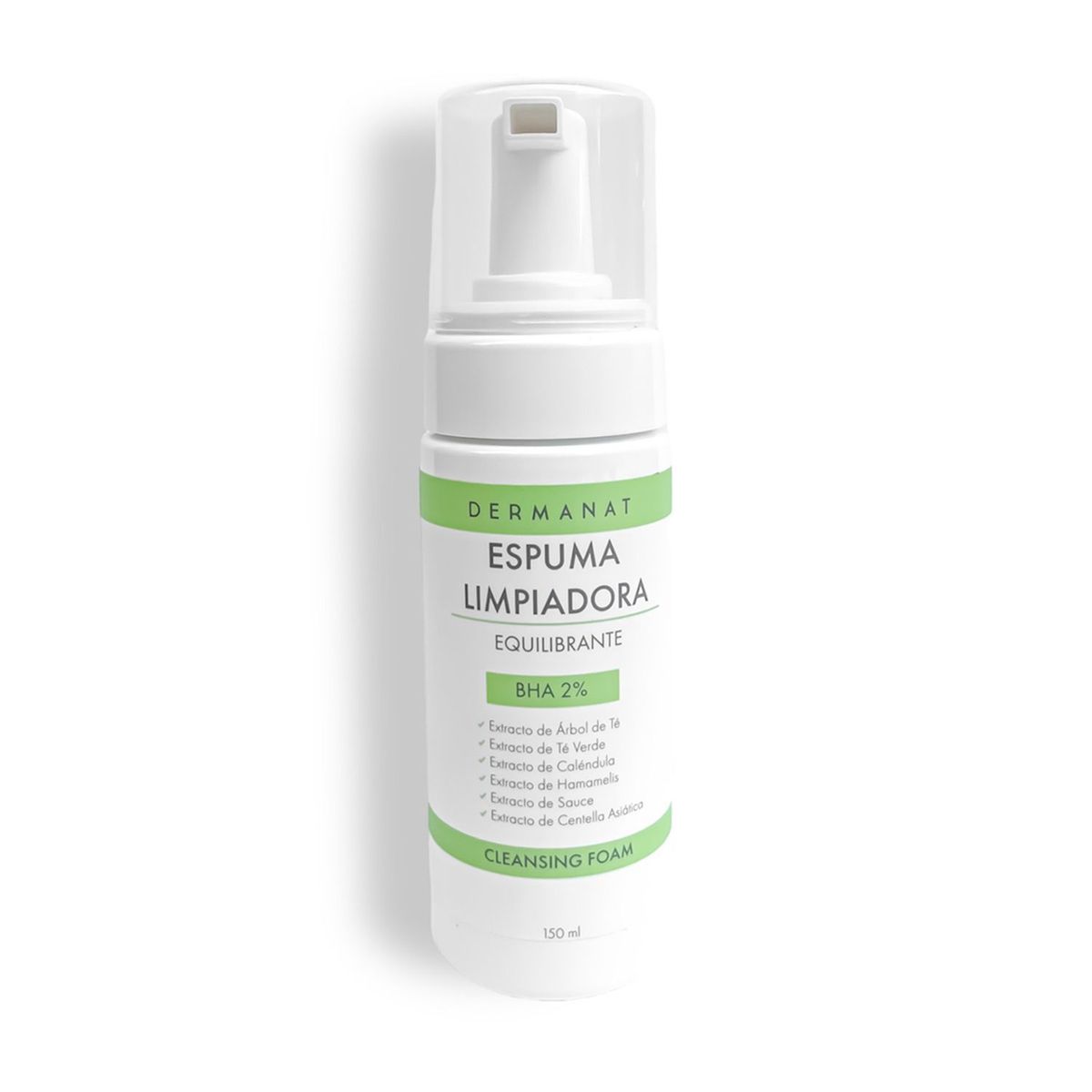 DERMANAT - Jabón facial Espuma Limpiadora Equilibrante Dermanat para Piel Mixta 150 ml