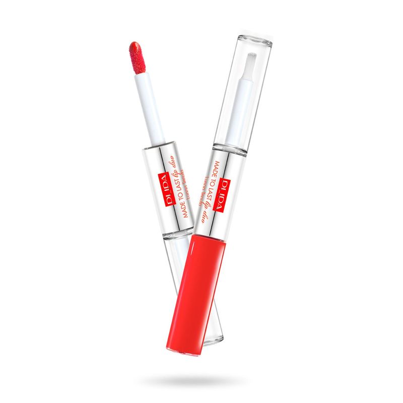 PUPA - Brillo Labial Made To Last Lip Duo Hot Coral PUPA 4 ml