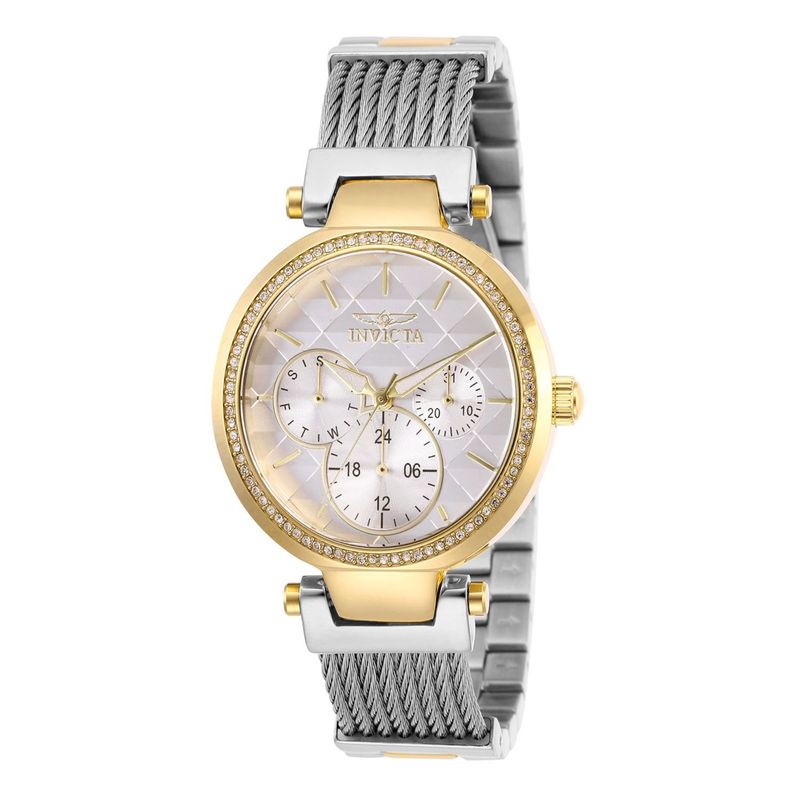 INVICTA - Reloj Invicta Mujer Angel . Reloj Acero Inoxidable Plateado