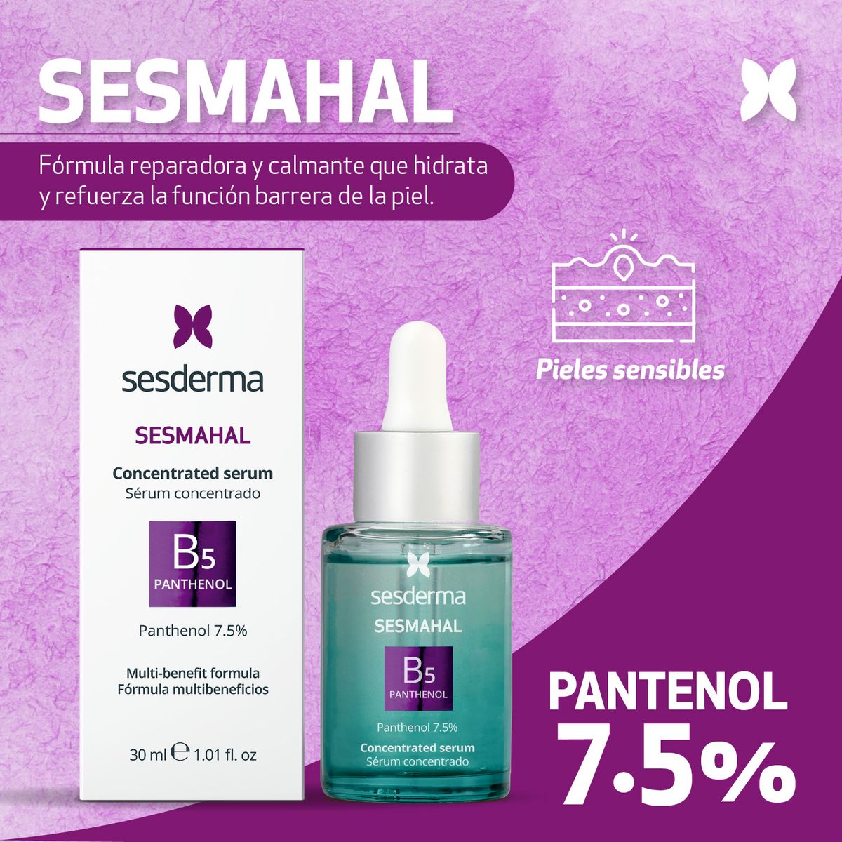SESDERMA - Sérum MIST FACIAL SESMAHAL B5 Sesderma Para Piel Sensible 30 ml