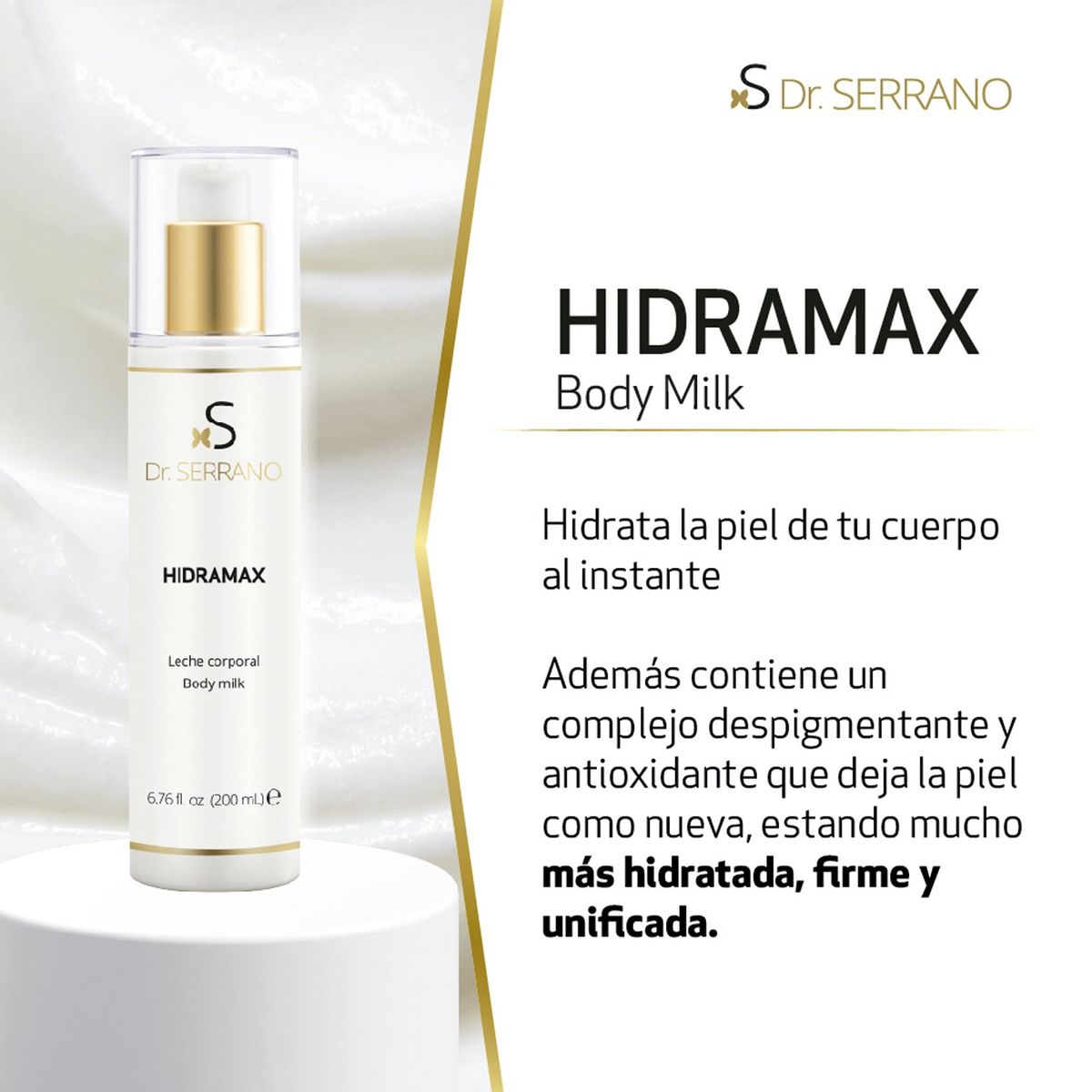 SESDERMA - Hidratante corporal HIDRAMAX DR. SERRANO Sesderma Para Todo tipo de piel 200 ml