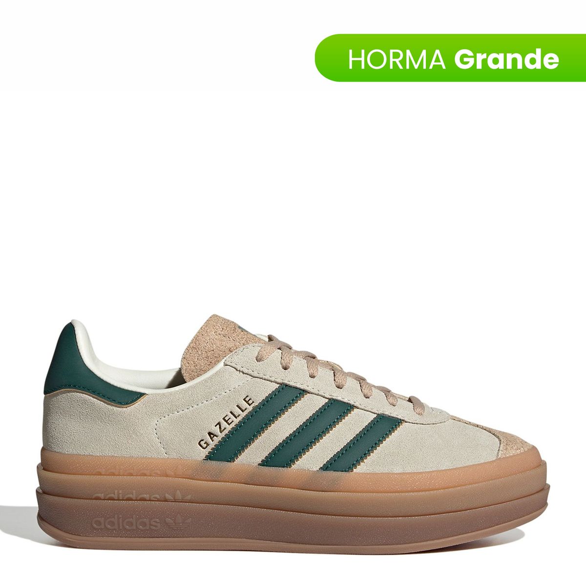 ADIDAS ORIGINALS - Tenis Adidas Originals Mujer Moda Gazelle Bold W Horma Grande