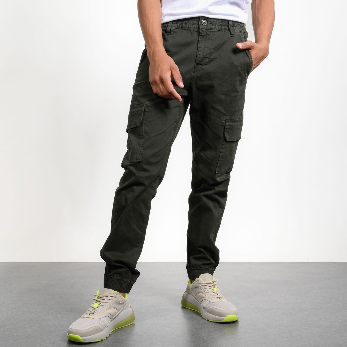 ECKO - Pantalon cargo Jogger para Hombre de Algodón ECKO