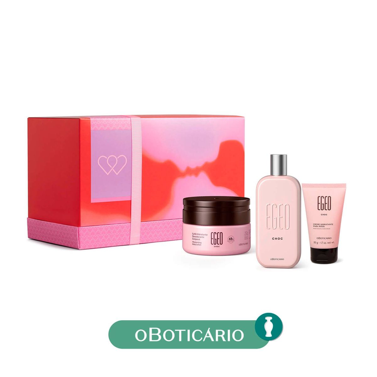 EGEO - Set de Perfume Mujer Egeo 90 ml + Crema Corporal Hidratante Soufle 250g + Crema de Manos 50g