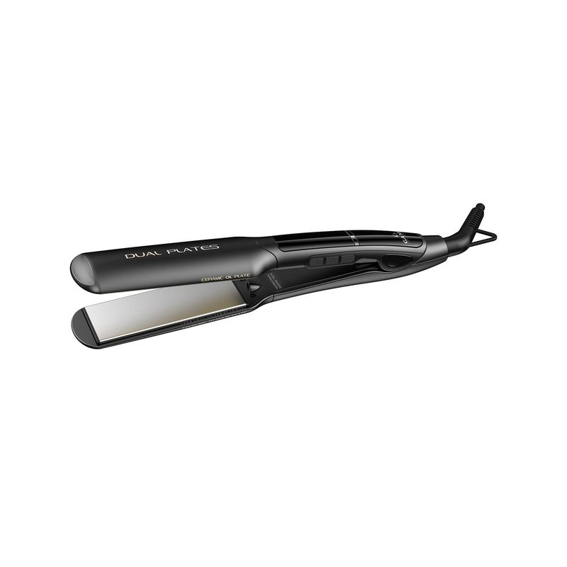 GAMA - Plancha de pelo Gama X-Wide Dual Plates 4D | Plancas Anchas Cerámica |Temperatura máxima 230°C 