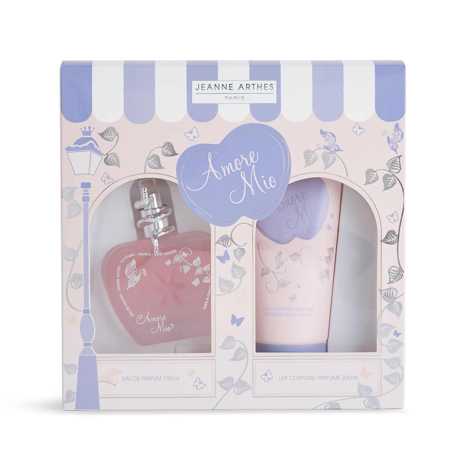 Set de Perfume Mujer Jeanne Arthes 100 ml + Crema corporal 200 ml