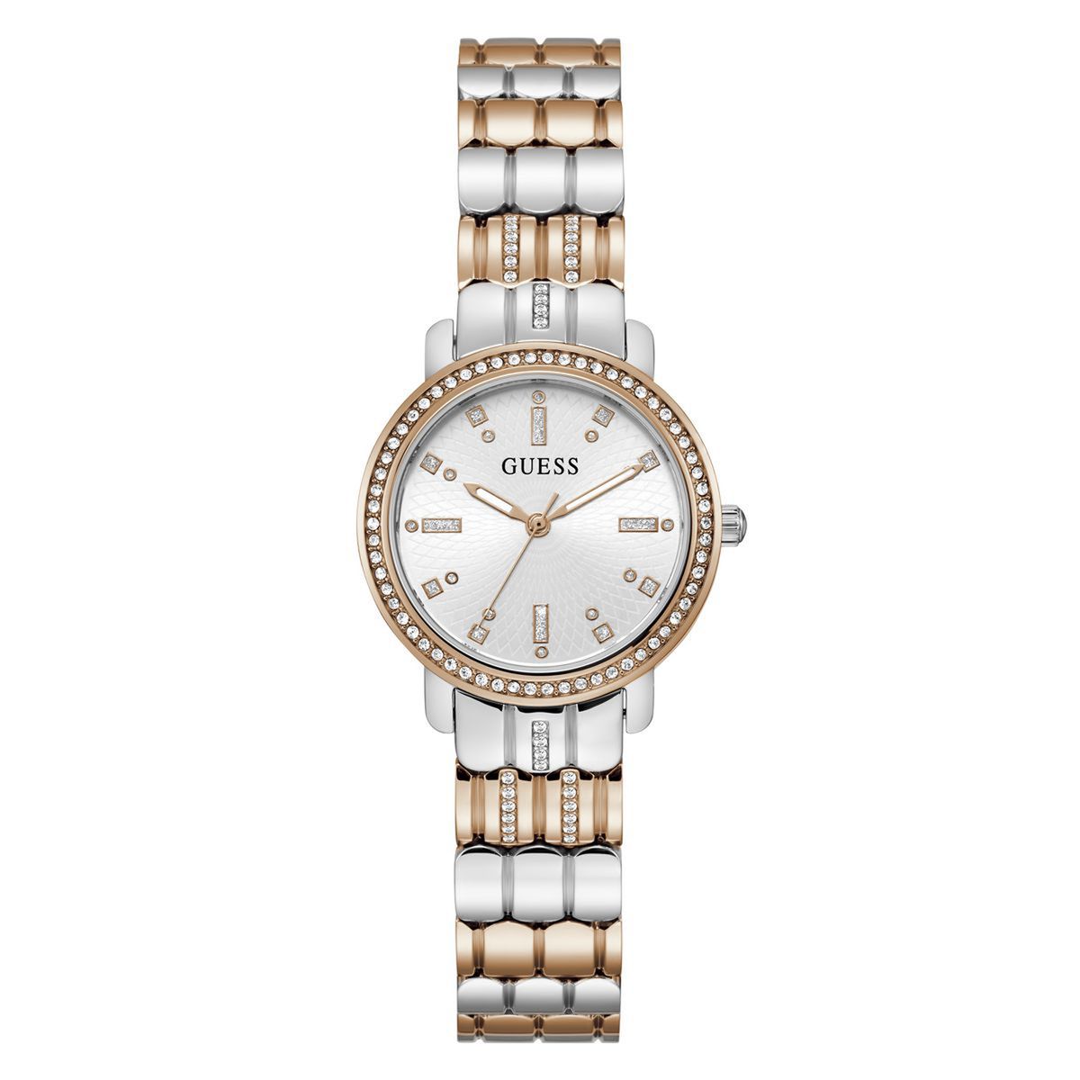 GUESS - Reloj Guess Mujer Hayley. Reloj Acero Inoxidable Plateado GW0612L3