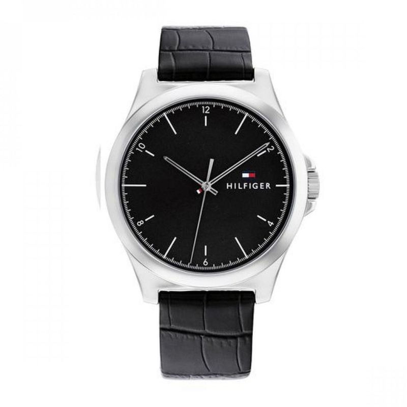 TOMMY HILFIGER - Reloj Tommy Hilfiger para Hombre 1710550 . Reloj Análogo Cuero Negro