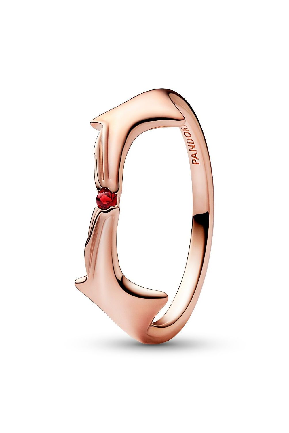PANDORA - Anillo Pandora Bruja Escarlata de Marvel Recubrimiento en Oro Rosa