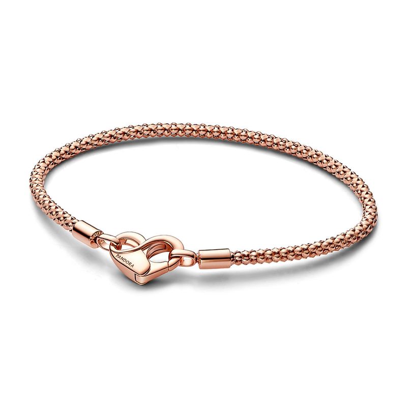 PANDORA - Pulsera Pandora Tachuelas Rose Recubrimiento en Oro Rosa