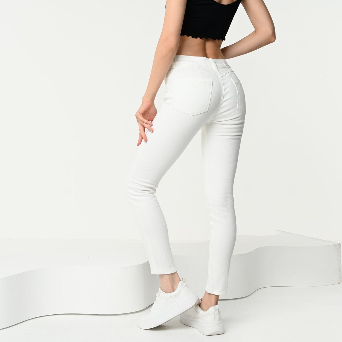 MOSSIMO - Jean Push Up Tiro medio para Mujer Mossimo