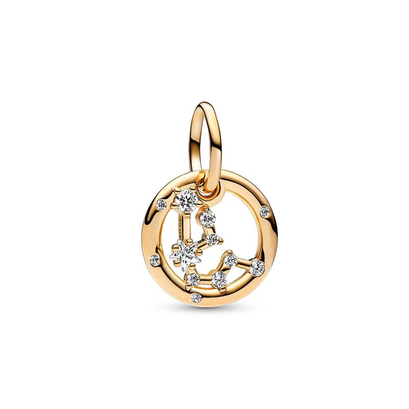 PANDORA - Charm Pandora Zodiaco Acuario Recubrimiento en Oro