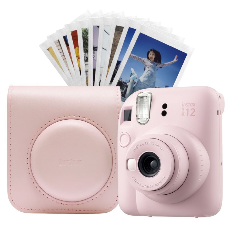 FUJIFILM - Combo Fujifilm Cámara Instax Mini 12 + Estuche Color
