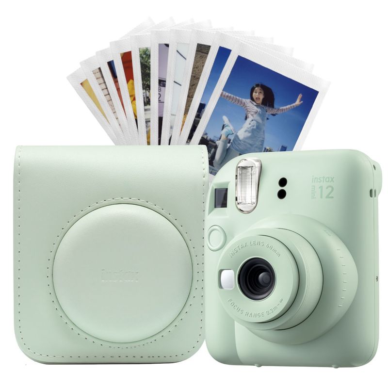 FUJIFILM - Combo Fujifilm Cámara Instax Mini 12 + Estuche Color