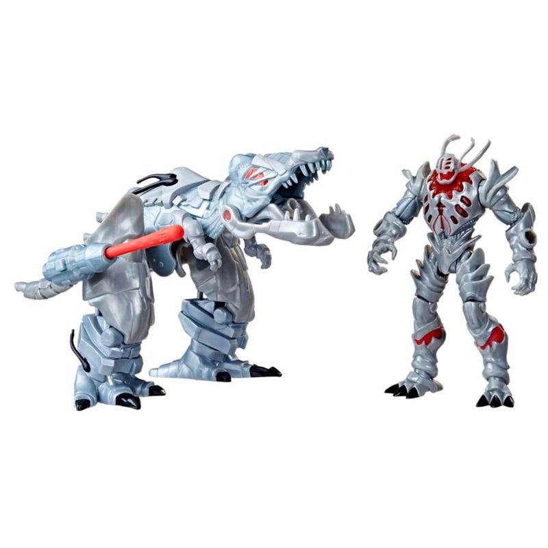 MARVEL - Figura de Acción Marvel Mech Strike Mechasaurs Ultron Primeval con T-R3X