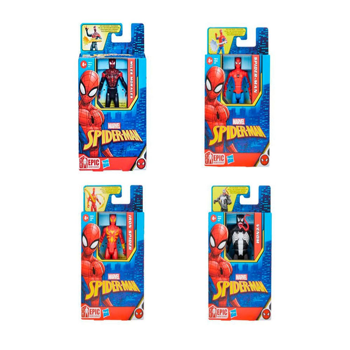 MARVEL - Figura de Acción Spider-Man Epic Hero Series Surtido